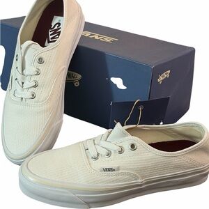 Vans Off-White Canvas Sneakers